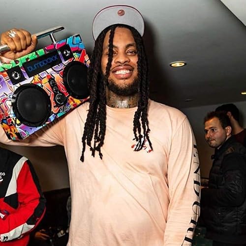 Miniatura 4 de Bumpboxx- Bluetooth Boombox Ultra  Boombox clásico con altavoz Bluetooth  altavoz Bluetooth recargable.