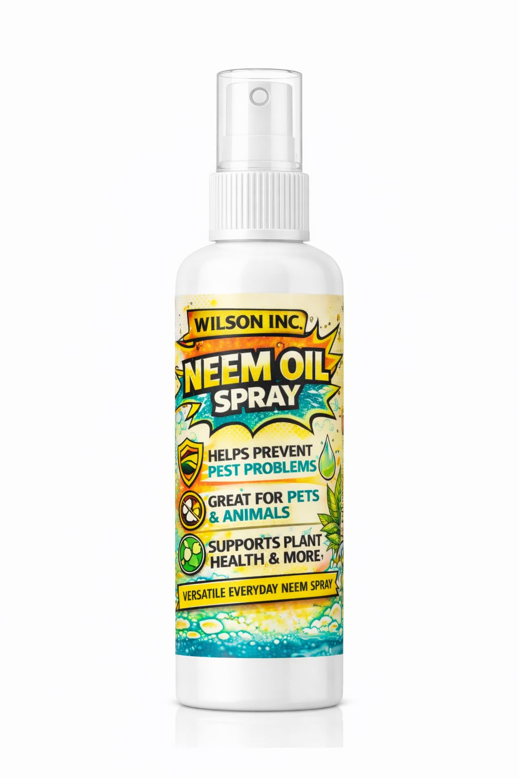 WILSON INC - Neem Oil Spray – Ready to Use Natural Neem Oil Spray – Multi-Purpose Use for Home, Garden & Everyday Care (100ml)