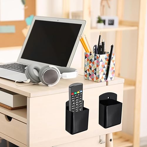 Miniatura 5 de Soporte para control remoto para montaje en pared, caja de almacenamiento para cabecero del hogar, oficina, sala de juegos, dormitorio, sala de