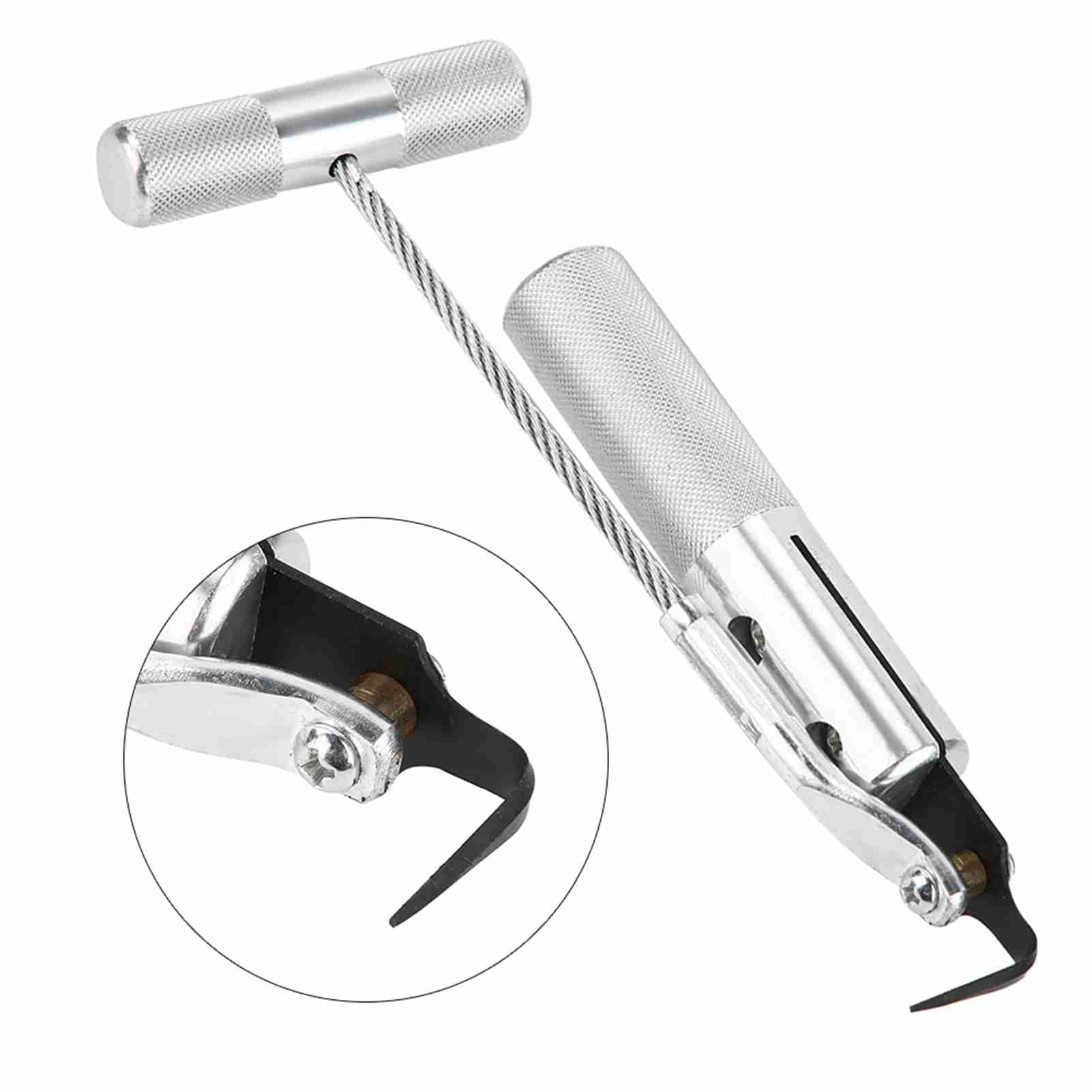 Strumento Per Rimozione Parabrezza Auto - In Lega Di Alluminio, Per Guarnizioni In Gomma - Foto 10