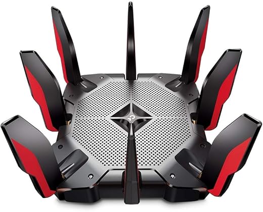 TP-Link Archer AX11000 Next-Gen Tri-Band Gaming Router Wi-Fi 6 UltraFast Speed 10 Gbps Smart with 1.8GHz 64bit Quad-Core CPU, Compatible for Amazon…