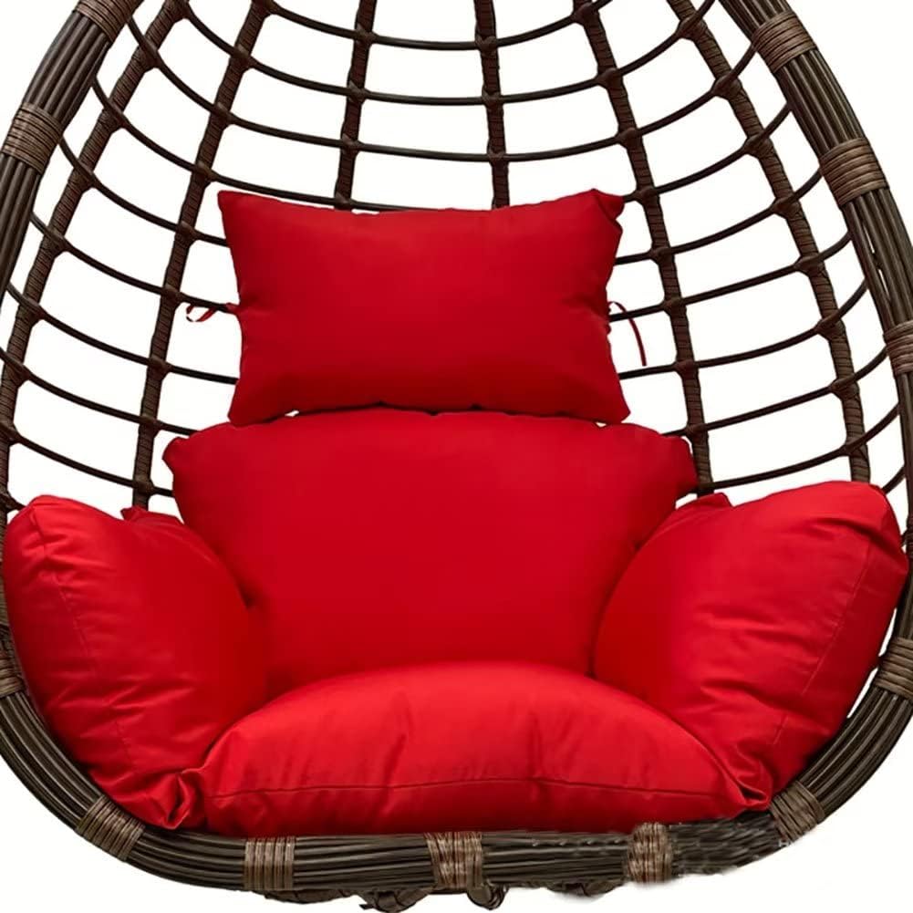 Patio Hanging Egg Chair Pads Hanging Basket Chair Seat Washable Dark Grey Egg Chair Cushion