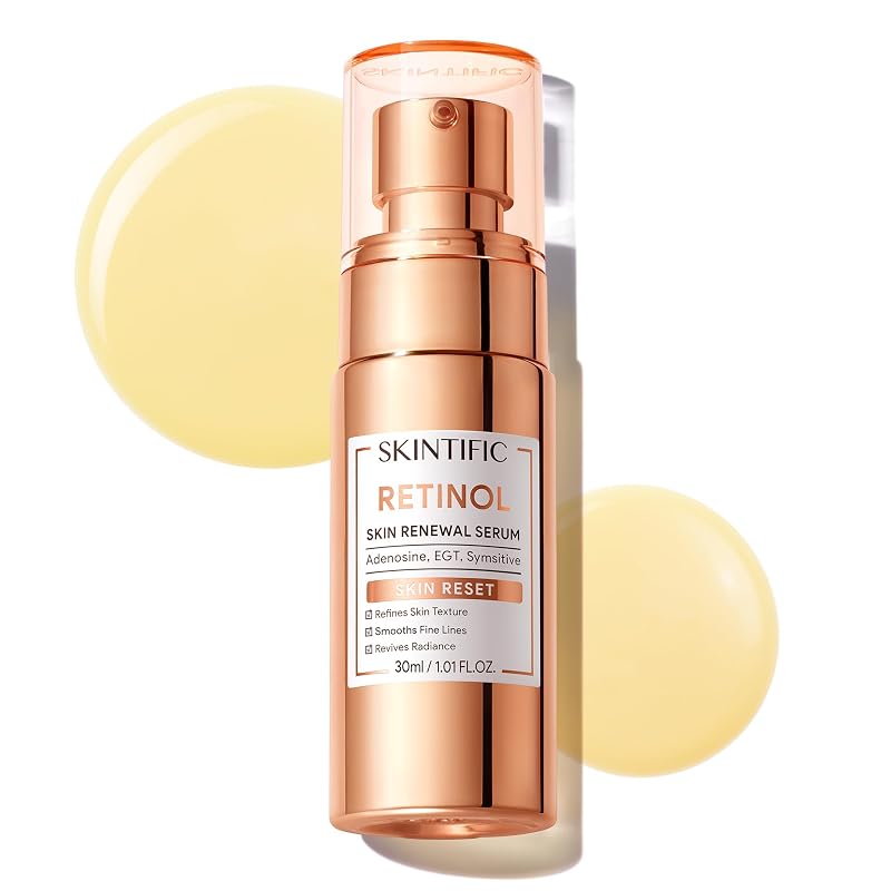 Sérum facial SKINTIFIC com retinol 0,1% e Zinc PCA, 30 mL