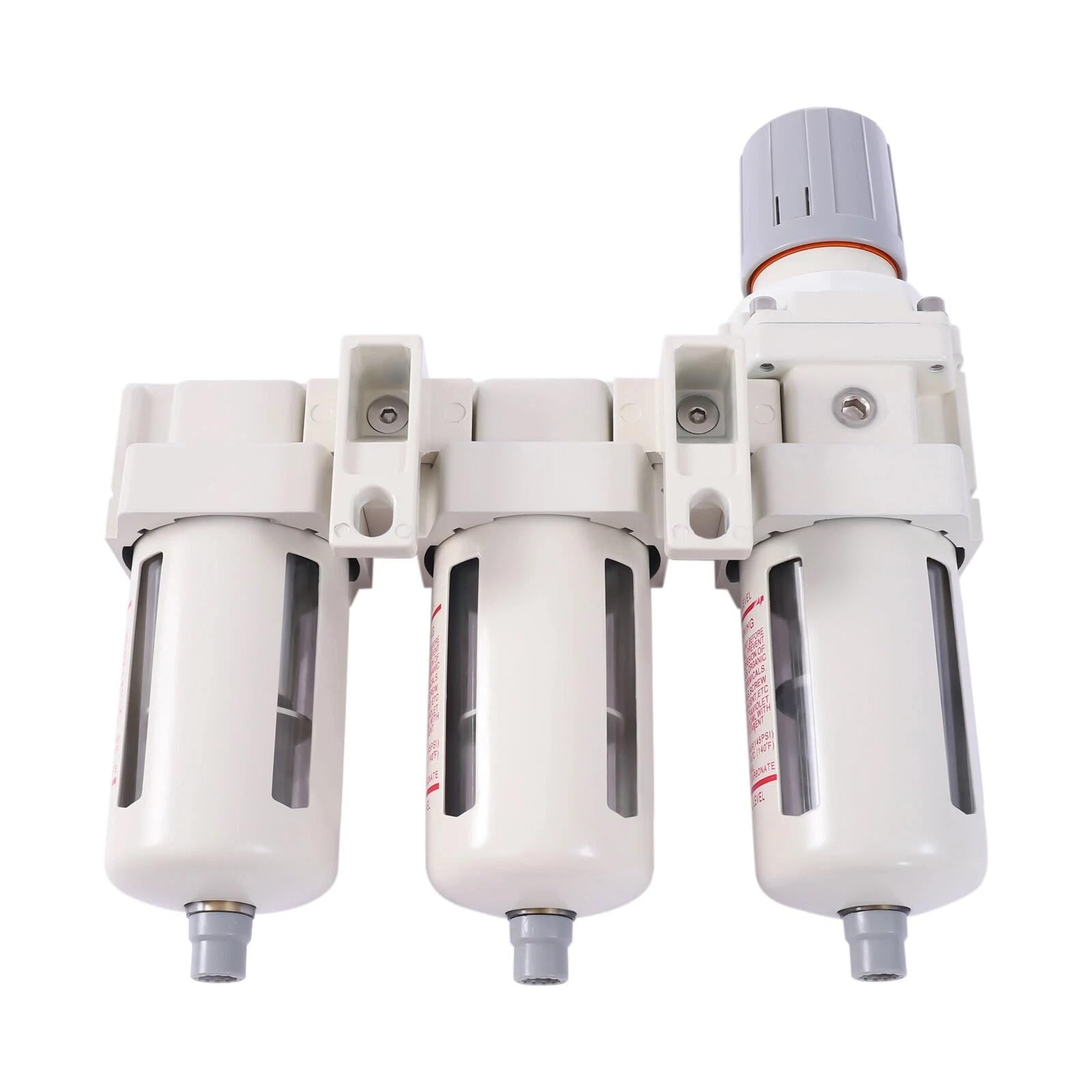 Regulador de presión de aire de 1/2" NPT – Filtro secador de aire comprimido y separador de agua for suministro de aire limpio y seco