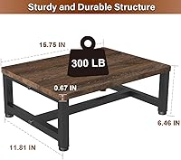Vista 2 de Taburete de Paso de Madera para Niños Pequeños, Niños y Adultos, Taburetes de Paso Resistentes con Capacidad de Carga de 300 Libras, Taburete