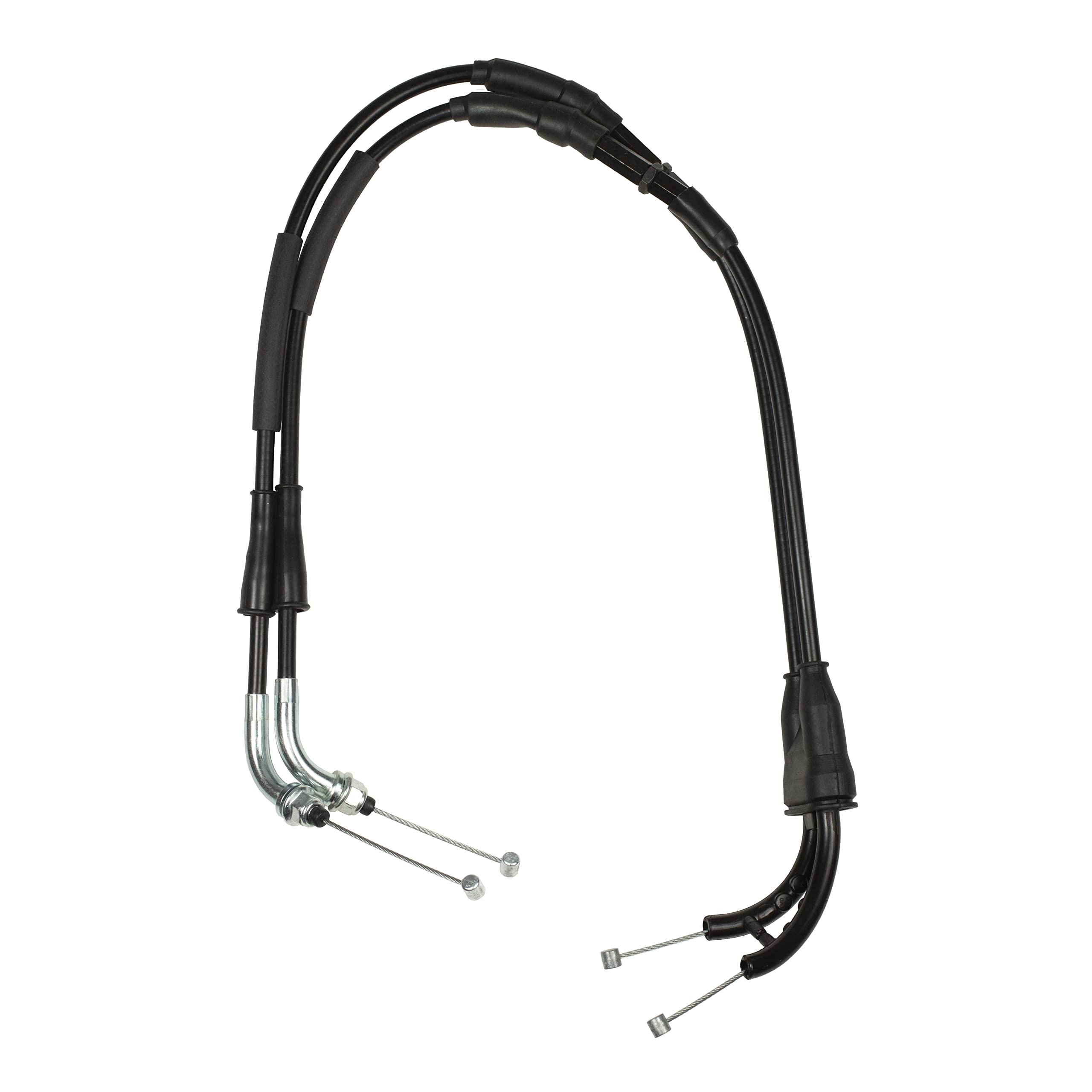MOTOMASTER Câble de commande d'accélérateur de moto - Kit A B (tirer et presser) - Compatible avec Ducati Streetfighter 848/1100 S / 65620971A