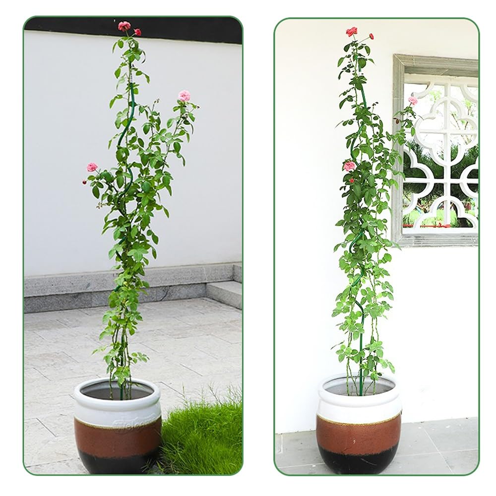 2 pezzi di palo per piante, palo per piante pieghevole da 60 cm, palo