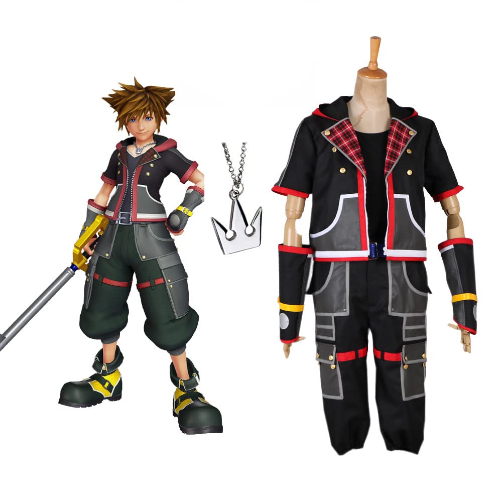 値下げ】キングダムハーツ KH ソラ コスプレ 衣装+ウィッグ+靴