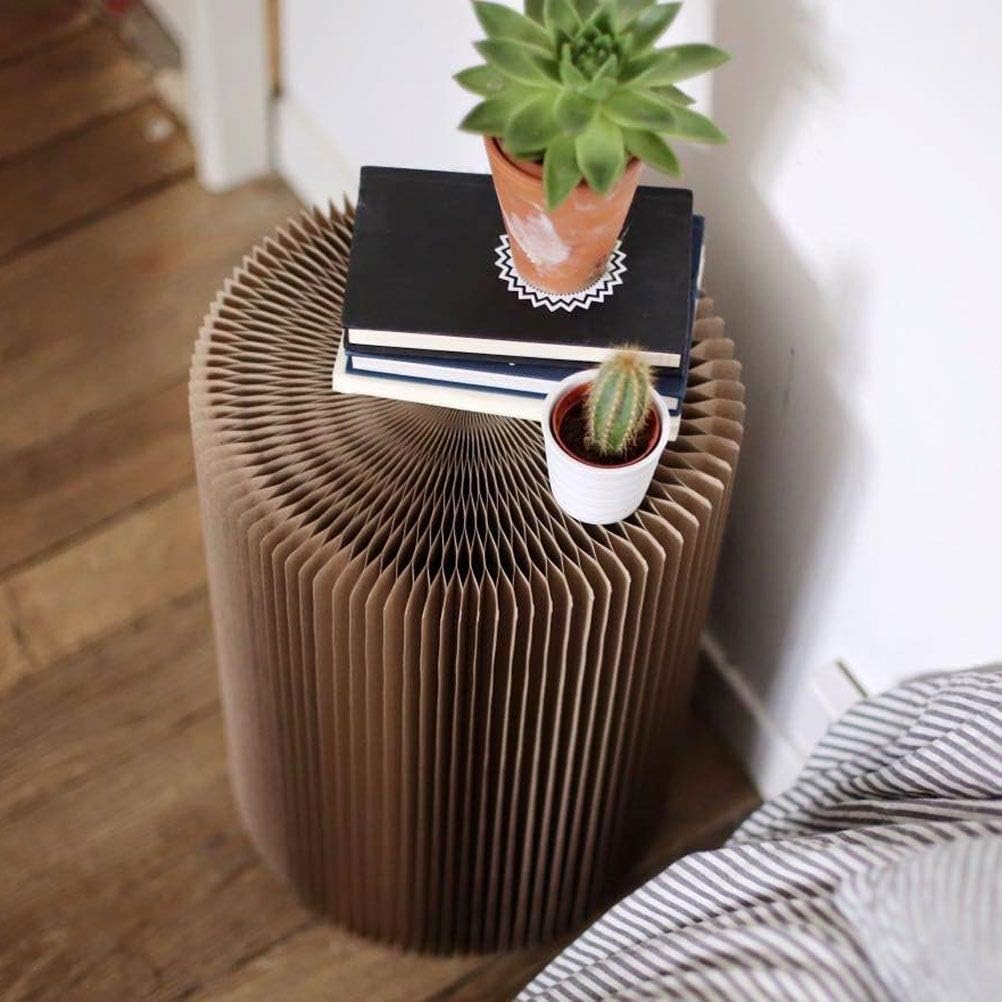 Le Studio White Folder Bull Stool