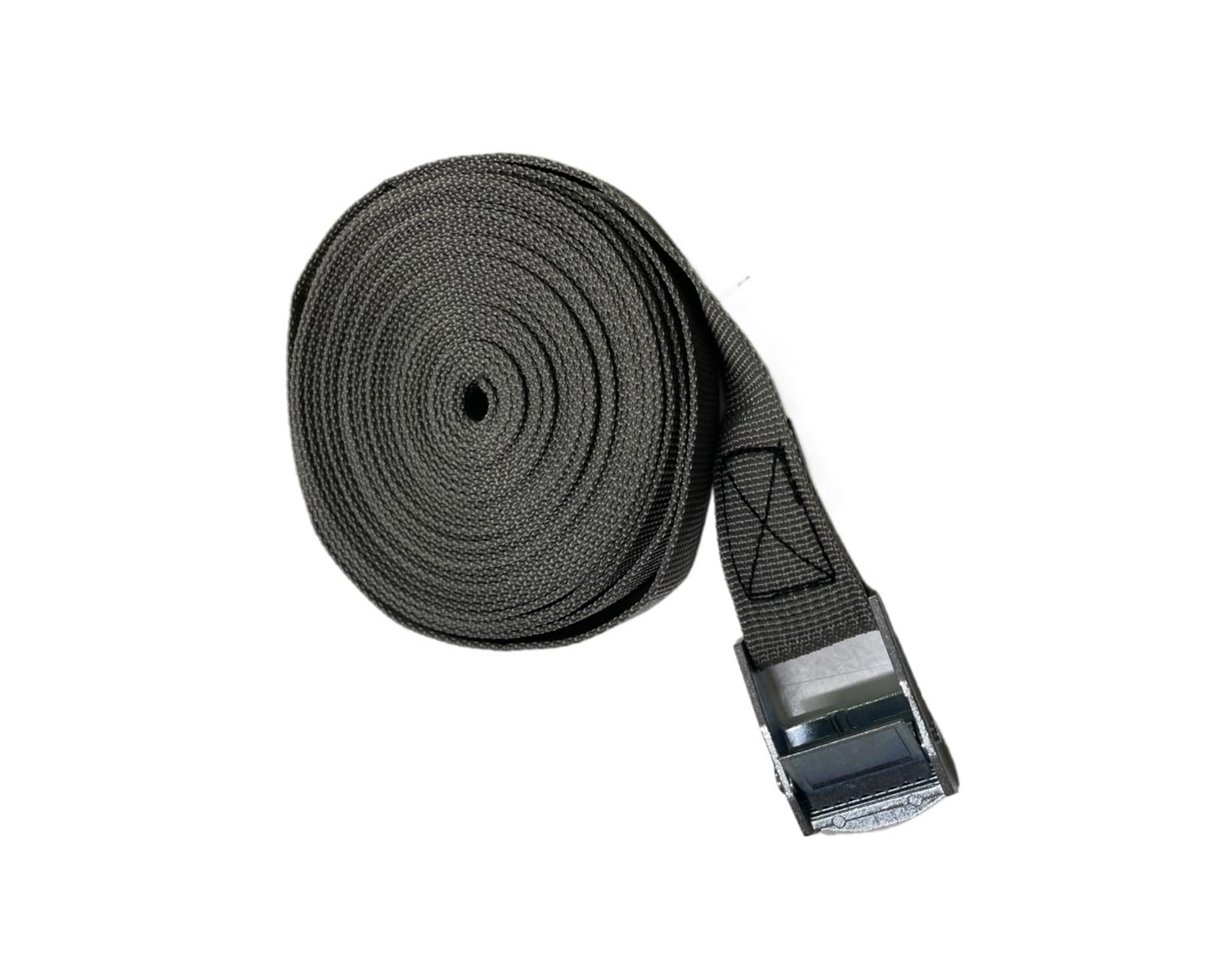 Tie Down Strap, Cargo Straps with Buckle Tie-Down Belt for Motorcycle Car Bicycle Metal Tow Rope Strong Ratchet Fixing Belt for Lugga Bag(Grey 3m 1pcs)