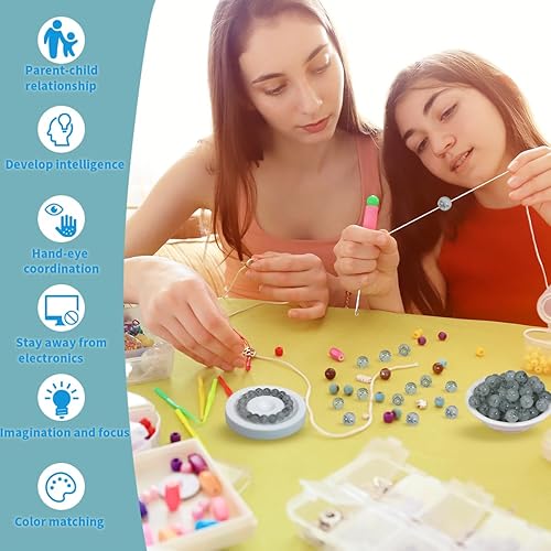 Miniatura 10 de Pamir Tong 650 cuentas de vidrio blanco nieve de 0.315 pulgadas para hacer joyas, cuentas redondas lisas, cuentas sueltas para hacer joyas, aretes,