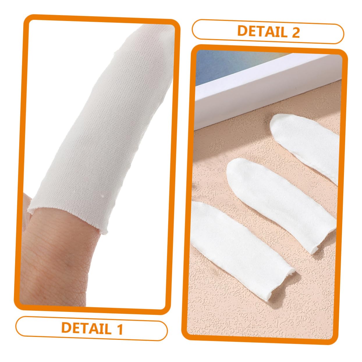 HANABASS 200pcs Cut Resistant Disposable Professional Work Sculpture Gloves Breathable Anti-Slip Sleeves