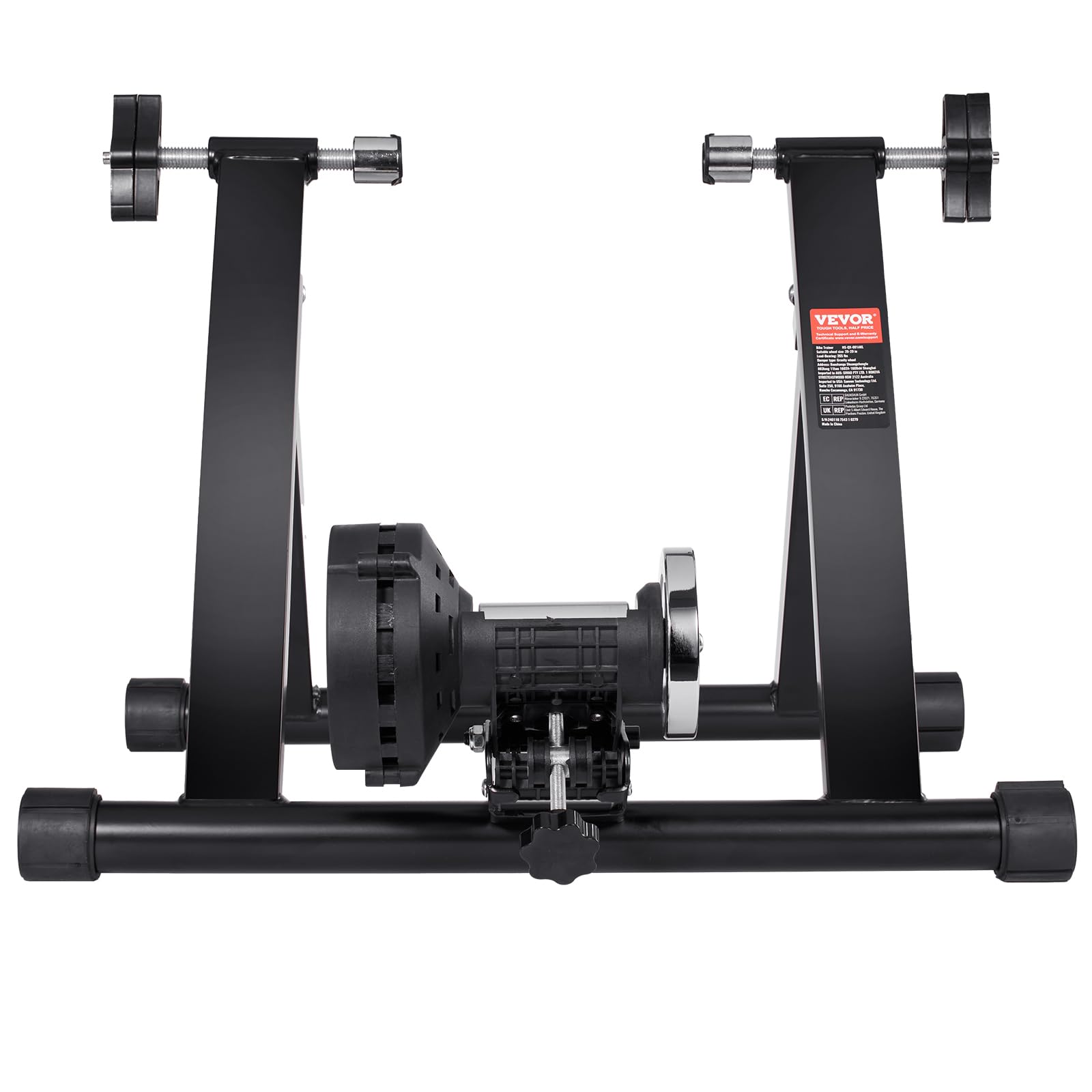 VEVOR Support d'Entraînement pour Vélo, Entraîneur de Vélo Fluide Stationnaire pour Roues de 66-74 cm, Moteur à Volant d'Inertie à Réduction de Bruit, Levier à Dégagement Rapide, Exercices Intérieur