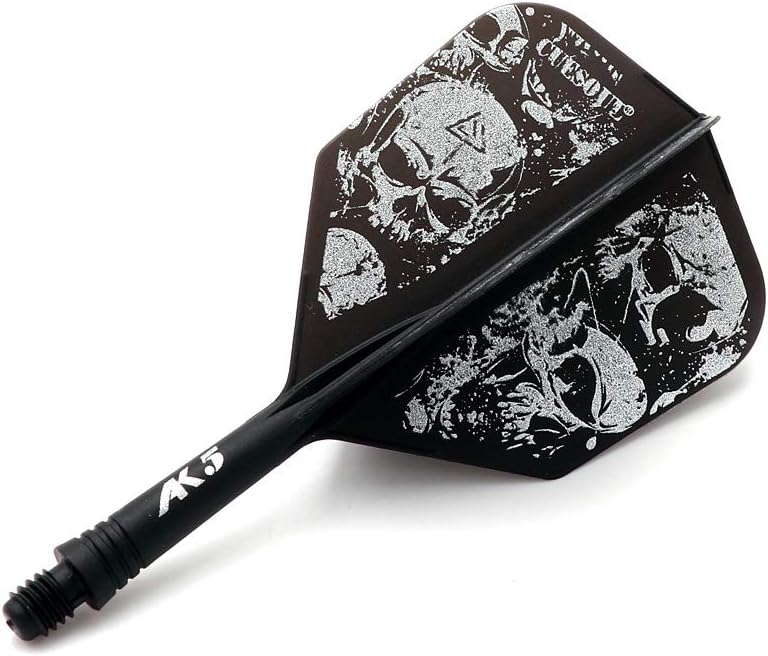 CUESOUL 3 Sets Integrated Dart Shaft and Flights,Dart Shaft Length 21mm/28mm/33mm