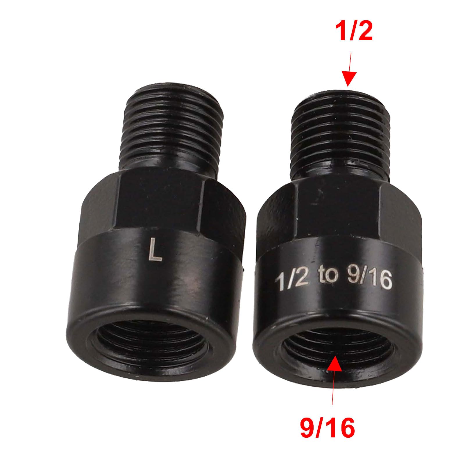 Adaptateur de pédale de vélo 1,27 cm à pédale, convertisseur en alliage d'aluminium