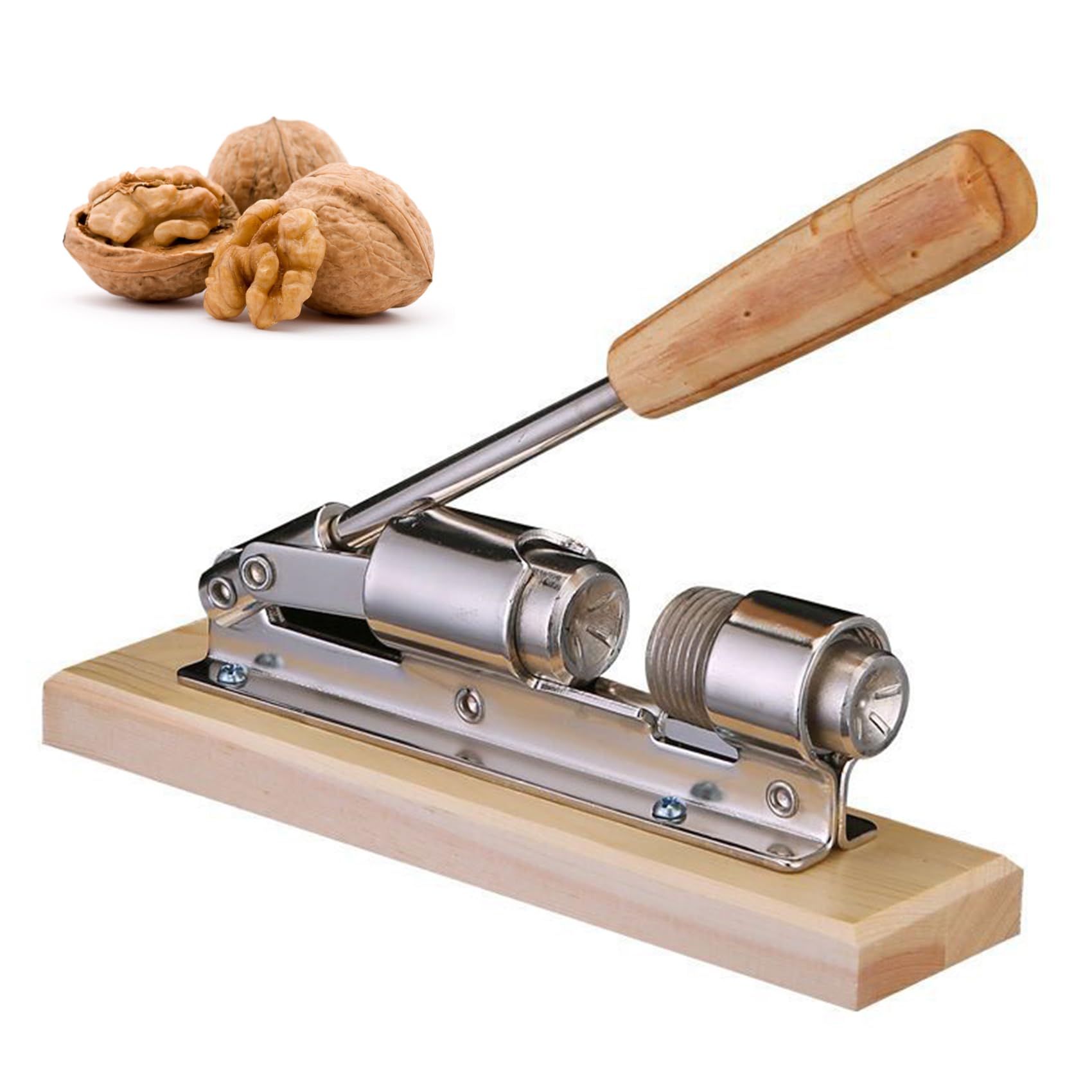 Amazon｜くるみ割り器 胡桃割り器 ステンレス鋼製 操作簡単 滑り止め