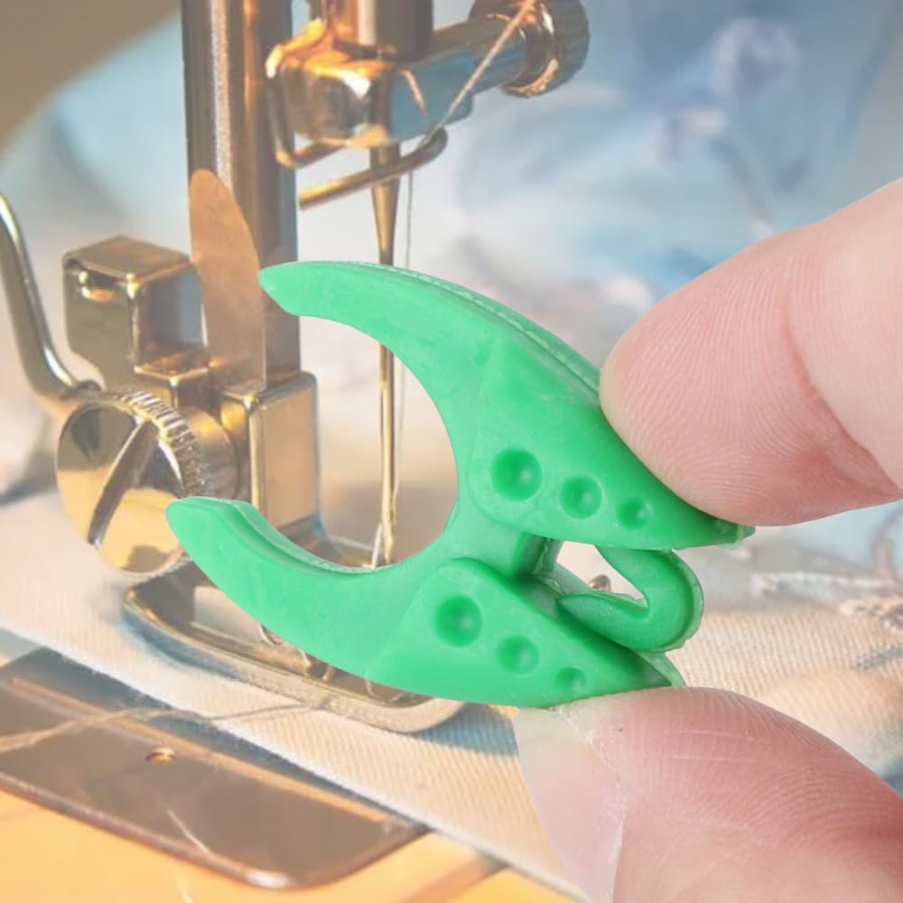 Kalsfisuia 20 PCS Bobbin Fixation Clamps Bobbin Holder Clips Bobbin Thread Holder Clips Bobbin Clamp Thread Spool Huggers for Bobbin Holders No More Thread Getting Tangled - Image 3