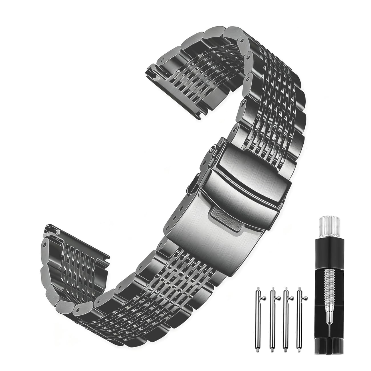 Hstrap Braided Mesh Watch Band