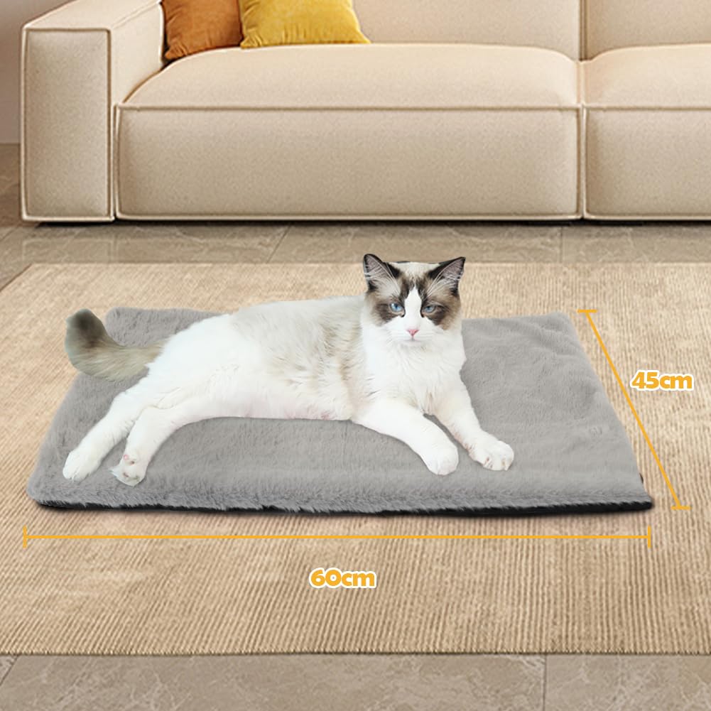 XIAPIA Cuccia per Gatti Coperta Autoriscaldante per Gatti e Cani, Coperta Addensato per Animali Domestici, Tappeto Termico per Gatto Senza Elettricità, Cuscino Autoriscaldante per Cane, Lavabile