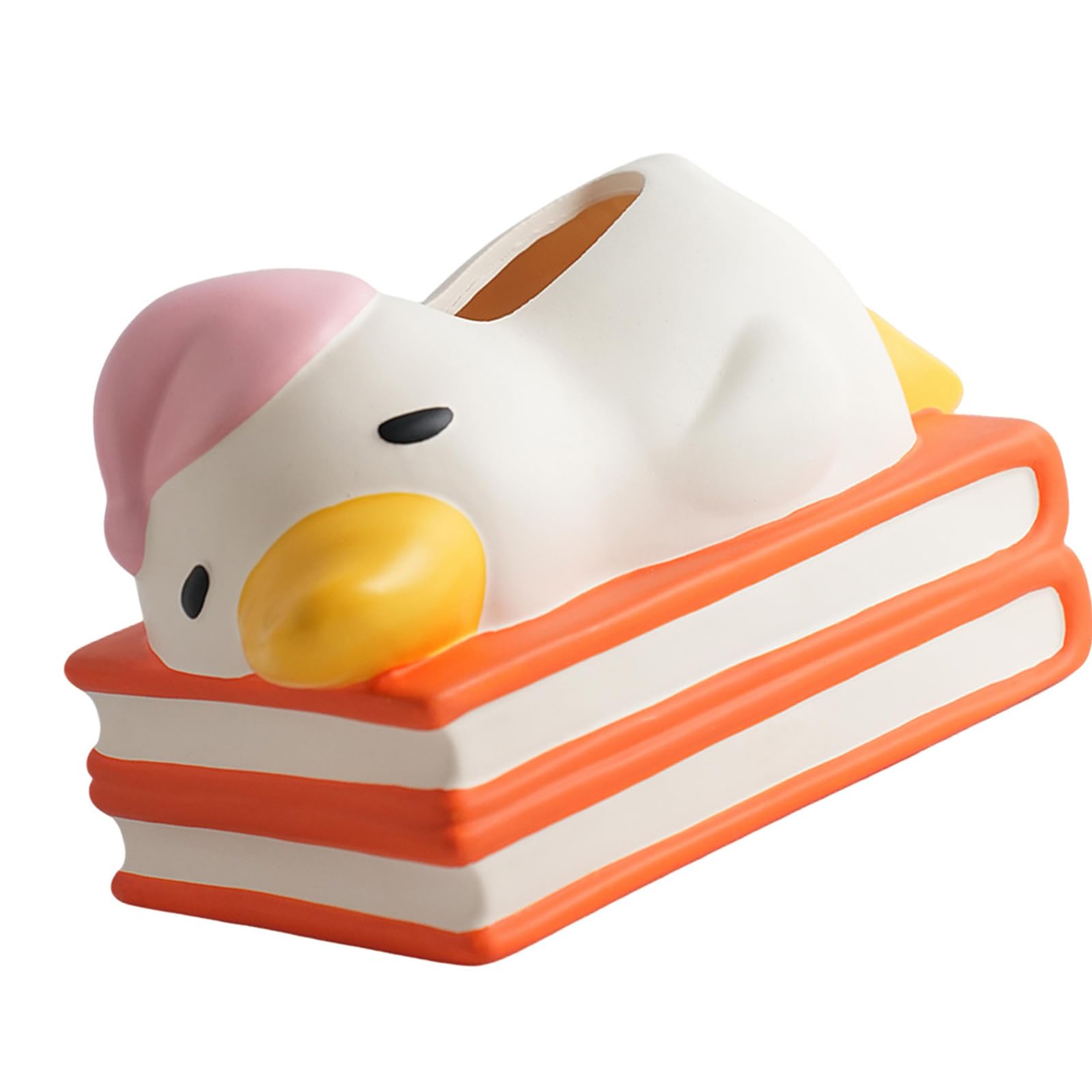 Decorative Tissue Dispenser for Desktop and Coffee Table, Bird Figure Tissue Box Holder with Top Opening Access for Home Display Accent Bird Figure Box Holder Decorative Desktop Coffee Table Tabletop