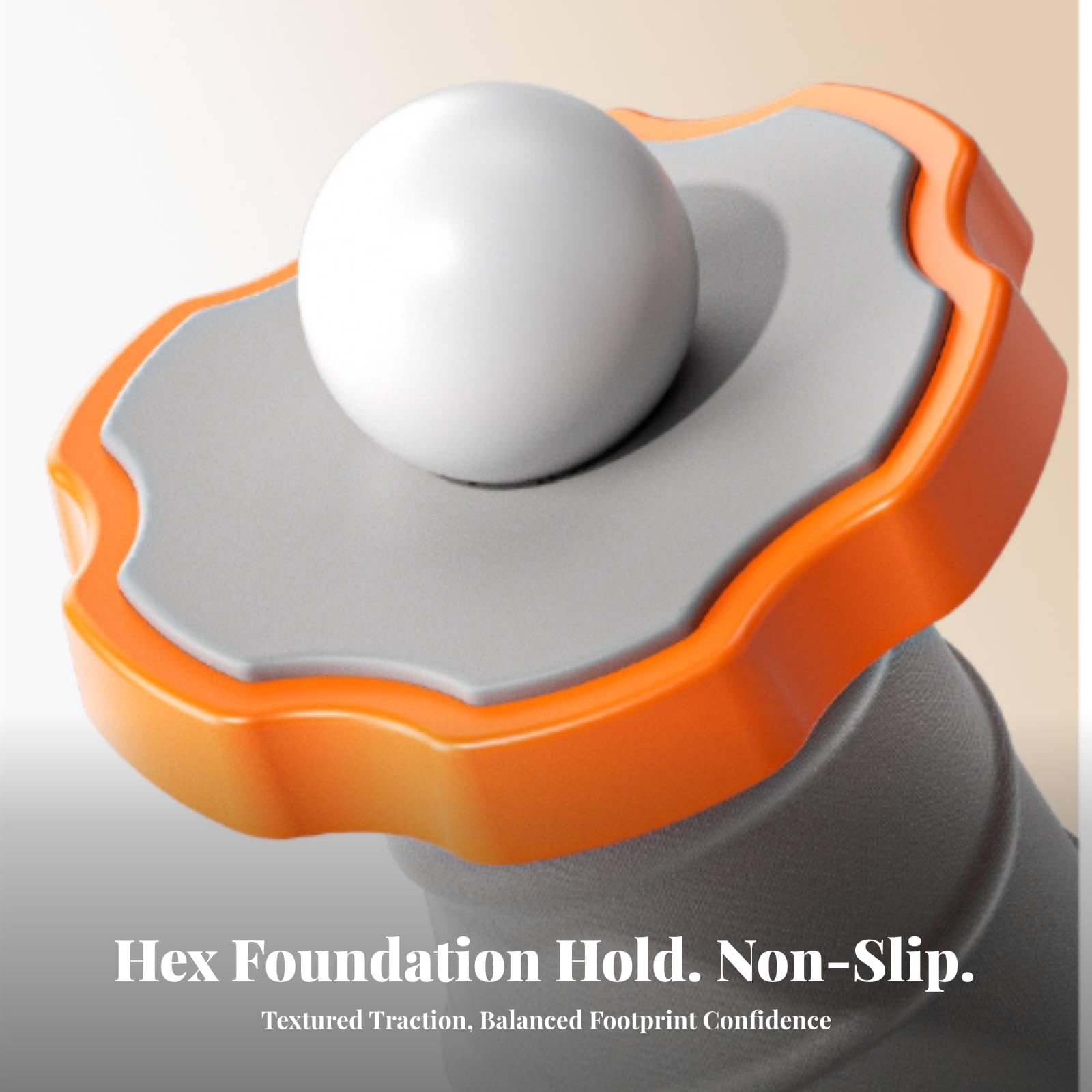 para Lagartijas Base Hexagonal xturizada, Asisn Flexiones con, Ergonómico, Entrenador, para Gimnasio en Casa, Gris