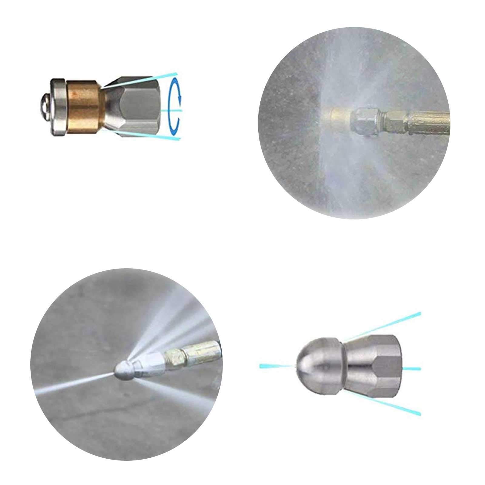 Set 2 Prolunghe Per Idropulitrice - 30.5cm, 4000 PSI, Acciaio Inox Per Pulizie Difficili - Foto 9