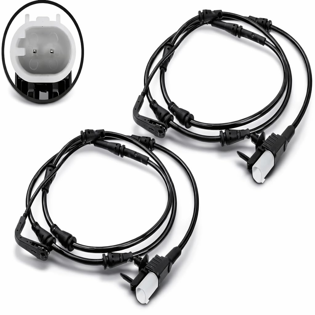 2 Pcs Front Disc Brake Pad Wear Sensors Compatible with Range Rover Sport Discovery V6 3.0L, L6 3.0L, L4 2.0L, V8 5.0L 2018-2020, Replacement# LR098988