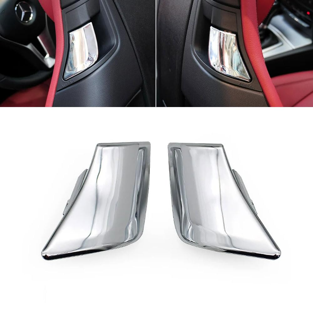 Front Seat Backrest Lock Switch Cover Handle, Interior Seat Back Adjust Handle Recliner Lever Replacement for Mercedes-Benz C E Class W207 W204 Coupe E200 E260 E300 2079108606 (Matte 2pcs)