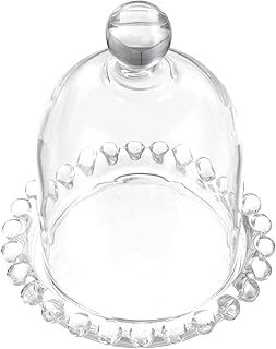 LIOOBO 透明ガラス製 ケーキスタンドとディスプレイトレイ カップケーキ フルーツ対応 ホームパーティー 結婚式向け