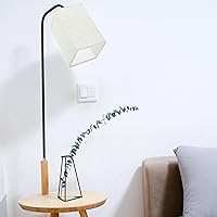 Vista 8 de Pantalla de lámpara de mesa, pantalla de lino, pantalla cuadrada, rectangular, de lino, clip, pantalla de mesa, cubierta de luz de repuesto