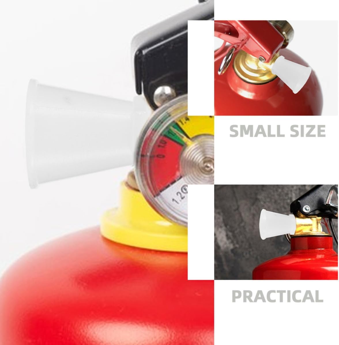 Fire Extinguisher Nozzles Plastic Wide Mouth Parts 20 Pack