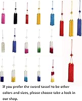 Vista 6 de Espada Taichi china extensible de alta calidad con borla de espada roja de lujo gratis y bolsa de piel sintética