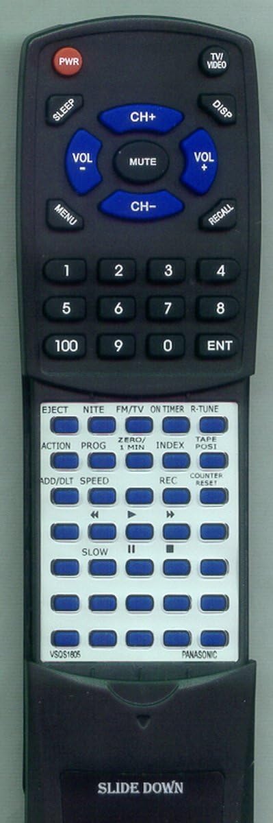Replacement Remote Control for PANASONIC VSQS1605, PVM949W, PVM1359W, PVM1379W, PVM2069W
