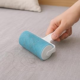 iLifeTech Reusable Lint Roller Sticky Picker Set Cleaner Lint Roller Pet Hair Remover Brush for Bed, Carpet, Sofa Medium Size + 2 Travel Size
