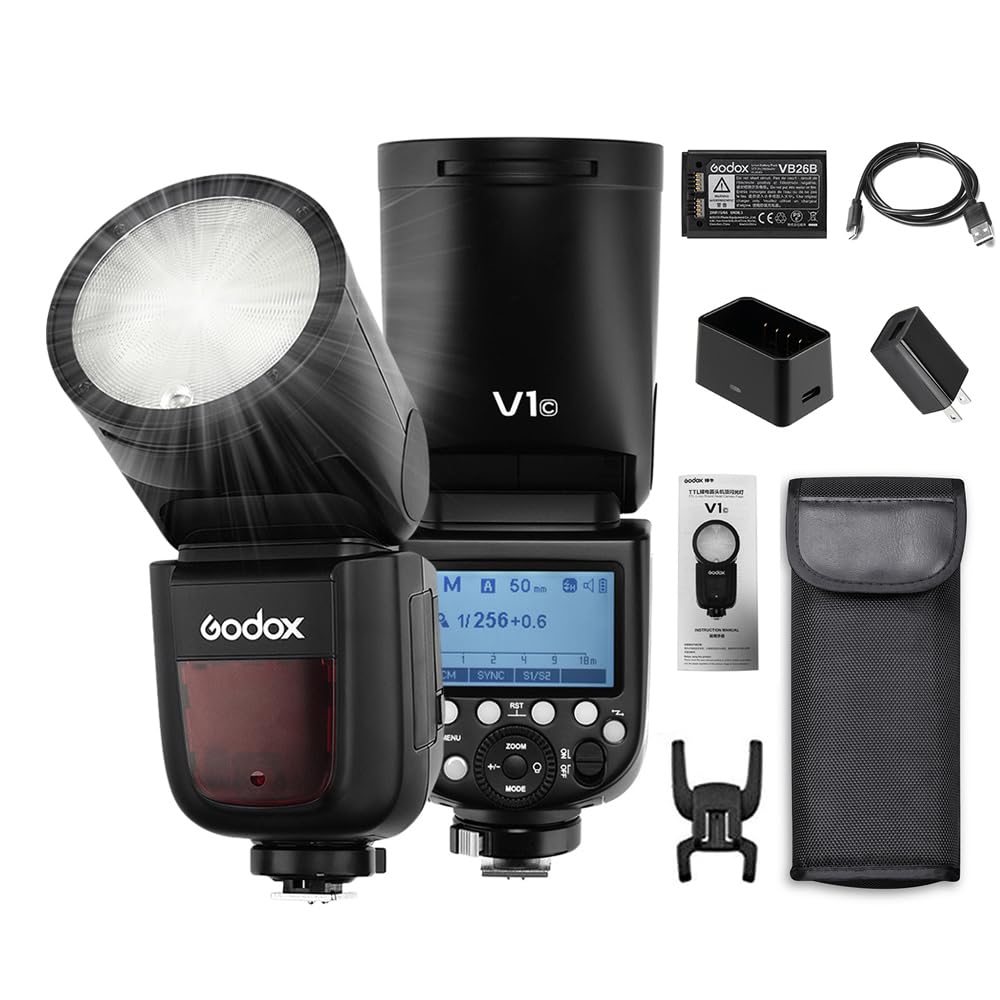 Canon EOS 750Dカメラ＋SIGMA10-20＋Godoxフラッシュ Amazon.com : Godox V1C Professional Flash Equipment Compatible