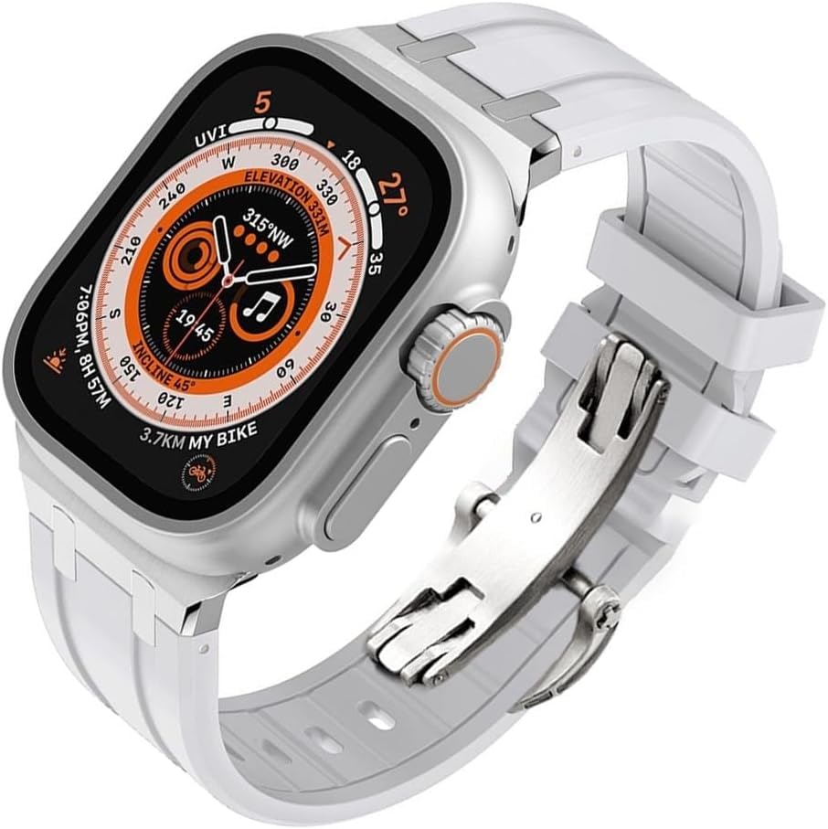 Bracelet montre fluororubans pour boîtier ultra 49mm et modèle femme 40mm 41mm