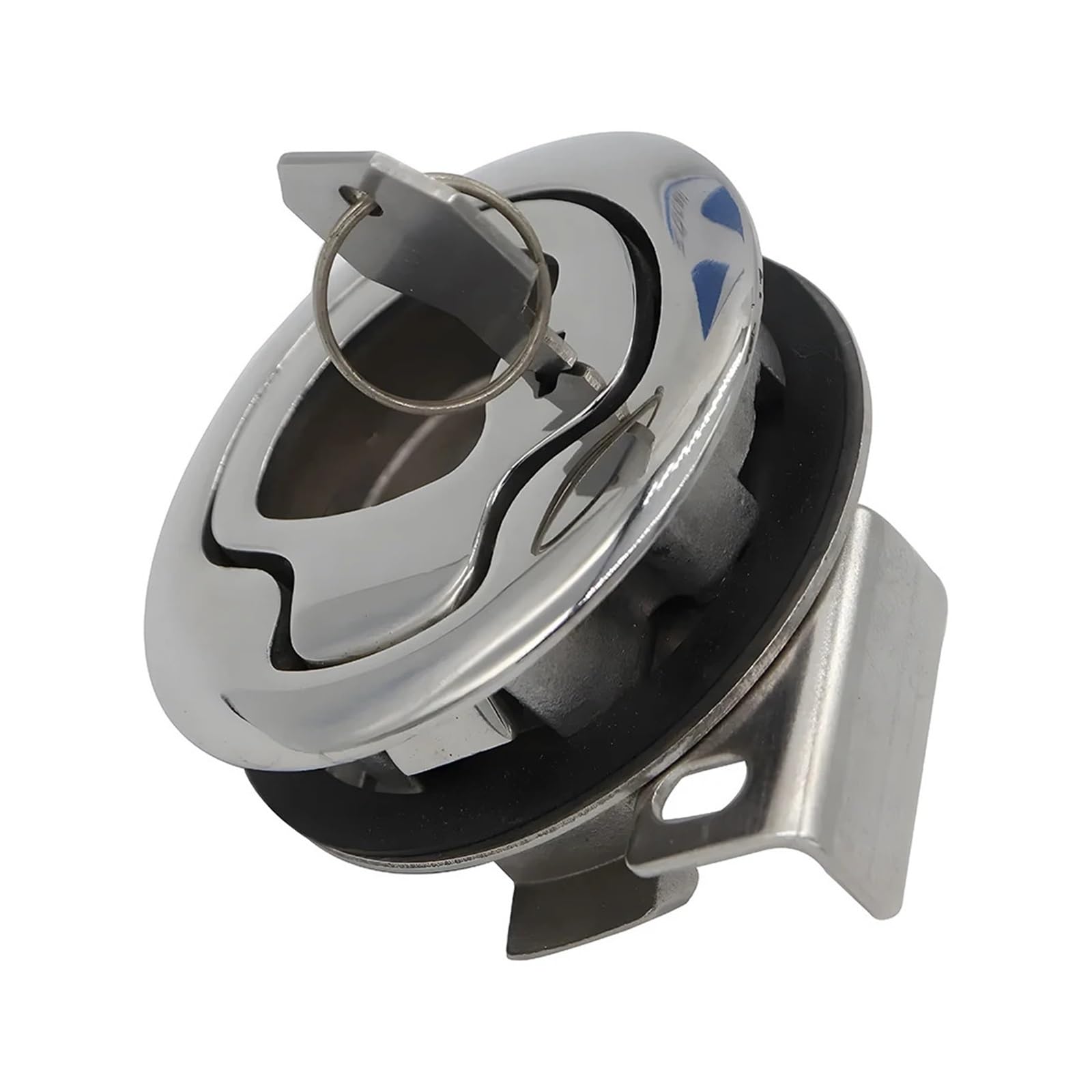 Mtmxalbbr One Color 316 Stainless Steel Boat 62Mm Turning Lock Hatch Lift Handle Flush Mount Cabinet Latch With Key Accessories Marine Hardware