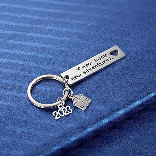 New Home Keychain 2023 Housewarming Gift For New Homeowner House Keyring Moving In Key Chain New Home Owners Jewelry From Real Estate Agent #TOP3