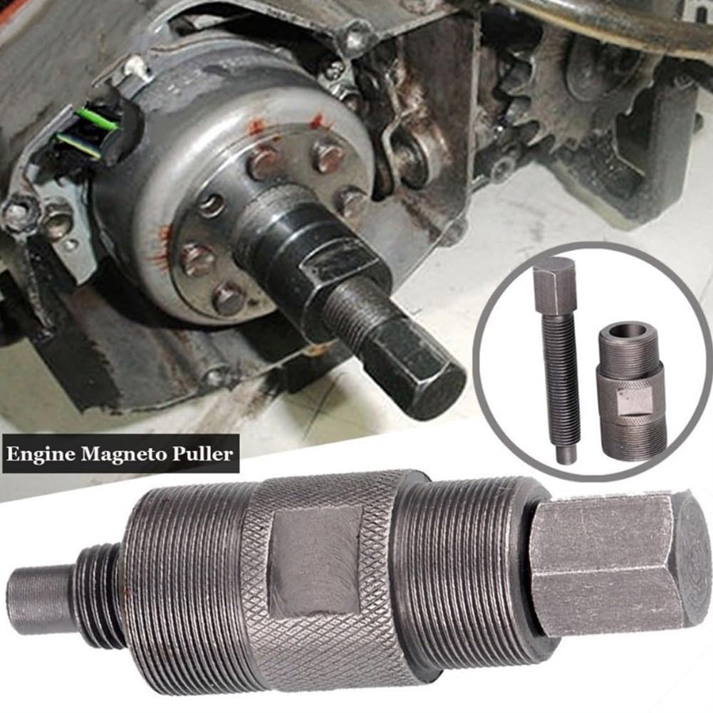 Ściągacz koła zamachowego, ściągacz koła zamachowego motocyklowego, magnetyczny ściągacz koła zamachowego do motocykla, M27 x M24 Magnetyczne narzędzie do usuwania koła zamachowego, naprawa narzędzia
