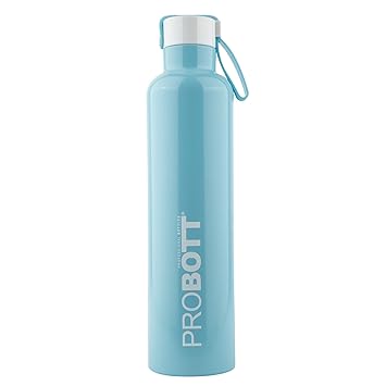 PROBOTT Bang Vacuum Flask 900 ml, Light Blue, Hot and Cold Water Bottle, SS304 Food Grade