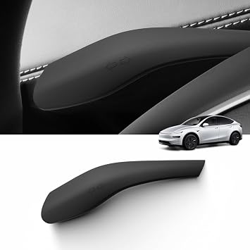LUCKEASY 1PC Gear Shift Wiper for Tesla Model Y Juniper 2025 2026 Standard/Premium/Performance Silicone Steering Wheel Lever Cover Shift Paddle Turn Rod Covers for Model Y Accessories Black