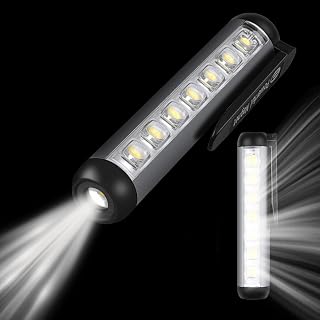 LED Flashlight Magnetic, Portable Pen Flashlight for Camping, IP65 Waterproof, Portable Mini Flashlight for Reading Camping Pochy