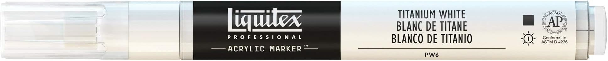 Professional Fine Paint Marker, 8mm, Titanium White