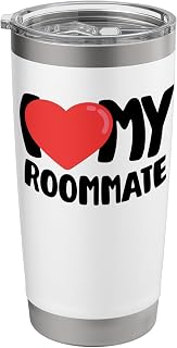 I Love My Roommate Stainless Steel Insulated Tumbler