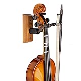 String Swing Hardwood Home & Studio Violin Hanger Wall Mount - for Small Violins and Violas – Cherry