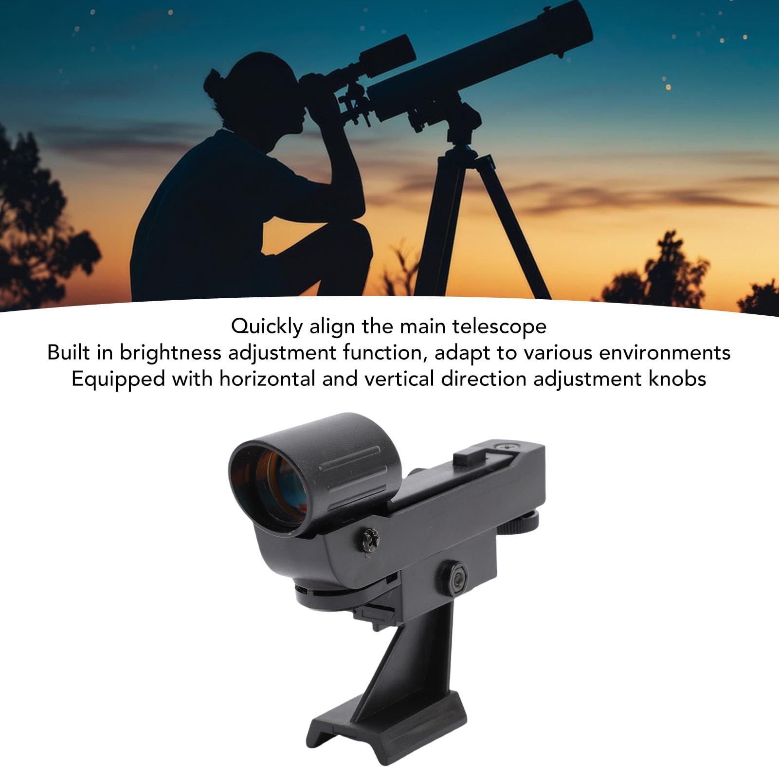 Visor De Punto Rojo Star Finder Scope Para Celestron 80Eq 80/90Dx Se Astro Telescope Inevent El007929 00
