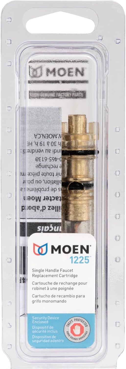 Moen Single Shower Handle Faucet Replacement Cartridge, Brass Stem, 1225