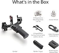 Vista 8 de DJI RS 3 Mini, estabilizador de cardán de 3 ejes para cámaras Canon/Sony/Panasonic/Nikon/Fujifilm, carga útil probada de 4.4 lbs (4.4 libras)