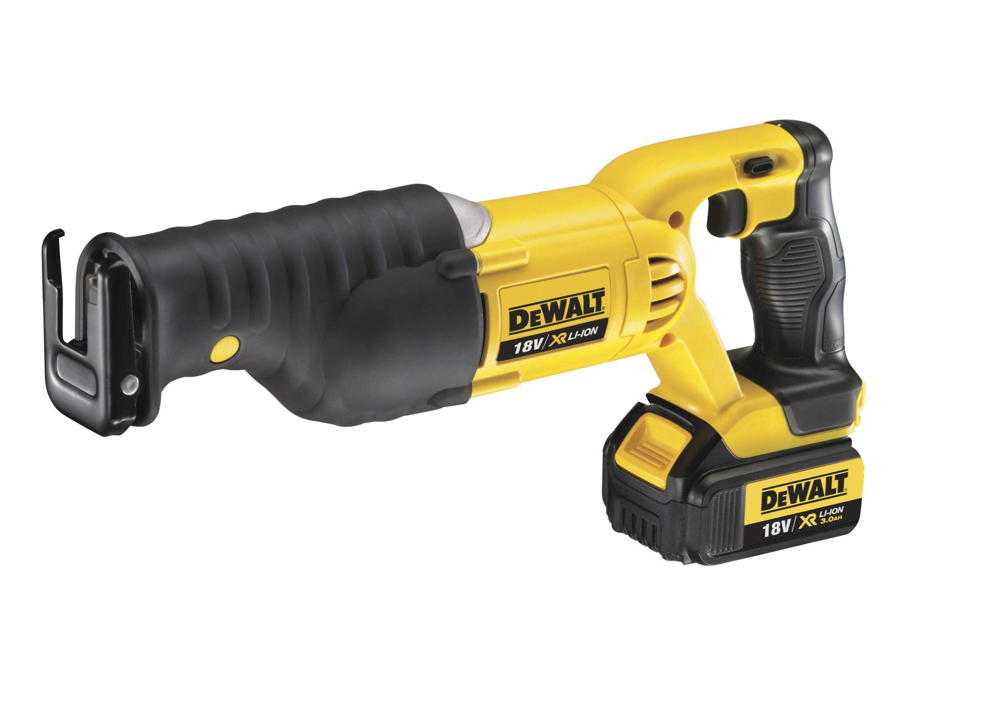 Image secondaire de DEWALT - Scie Sabre 18V XR Li-ion - DCS380N-XJ - Scie Électrique sans Fil avec Déclencheur à Vitesse Variable et Frein Moteur Él