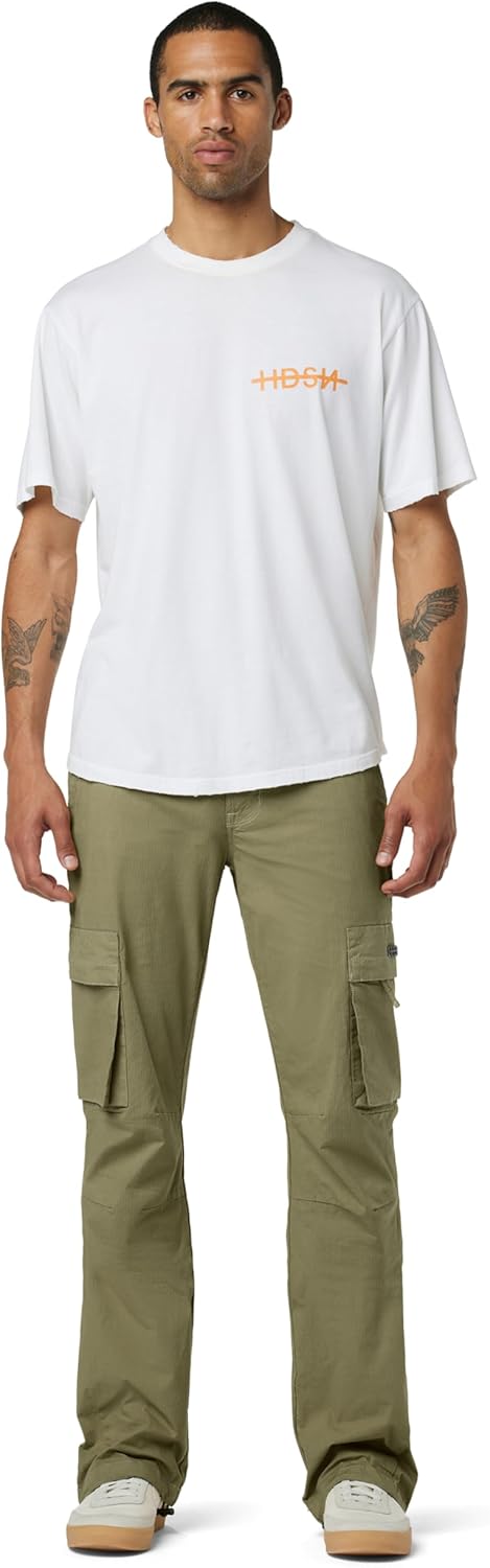 HUDSON Mens Walker Cargo Kick Flare - Image 7